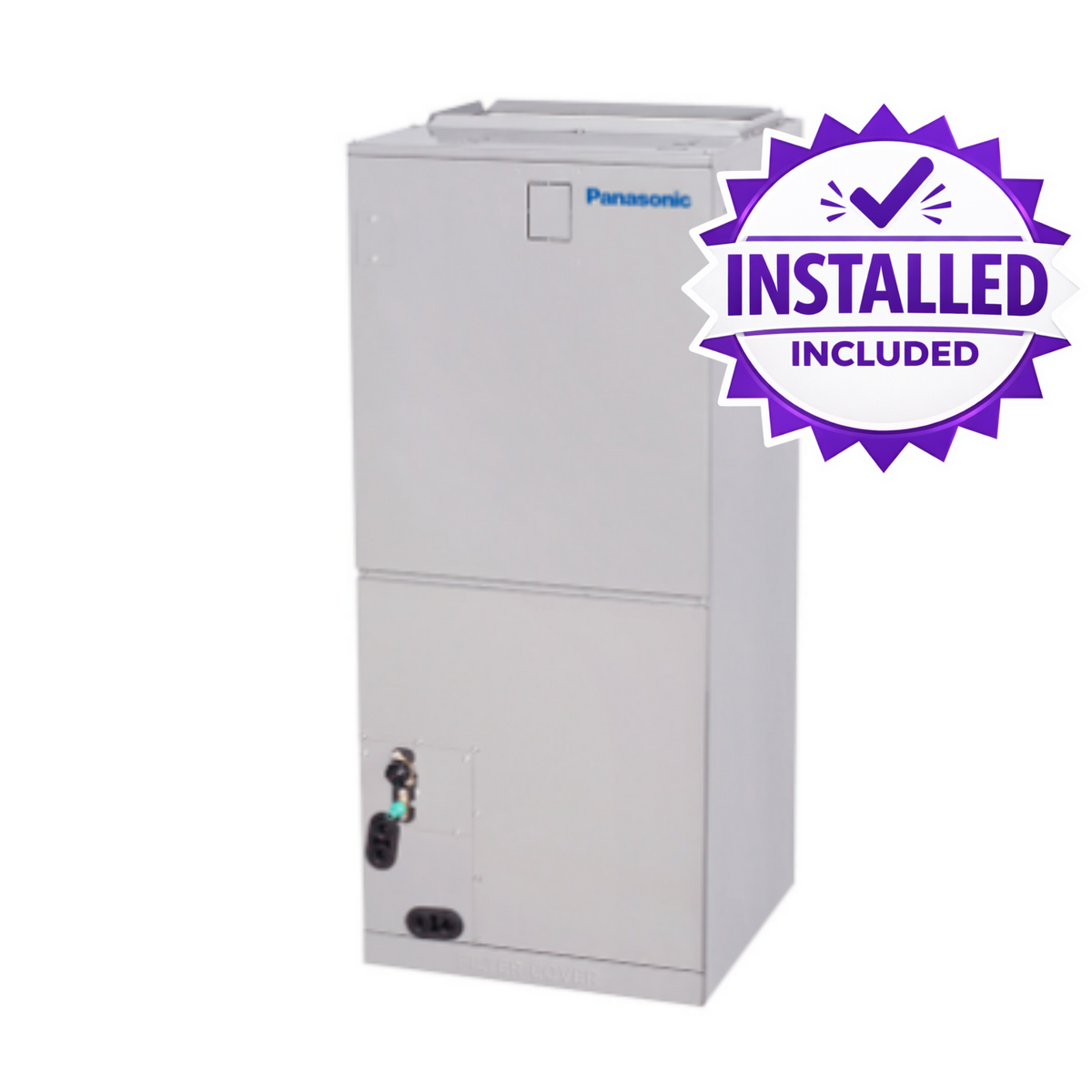 Panasonic All-Electric Heat Pump System with Air Handler 1.5–5 Ton – I